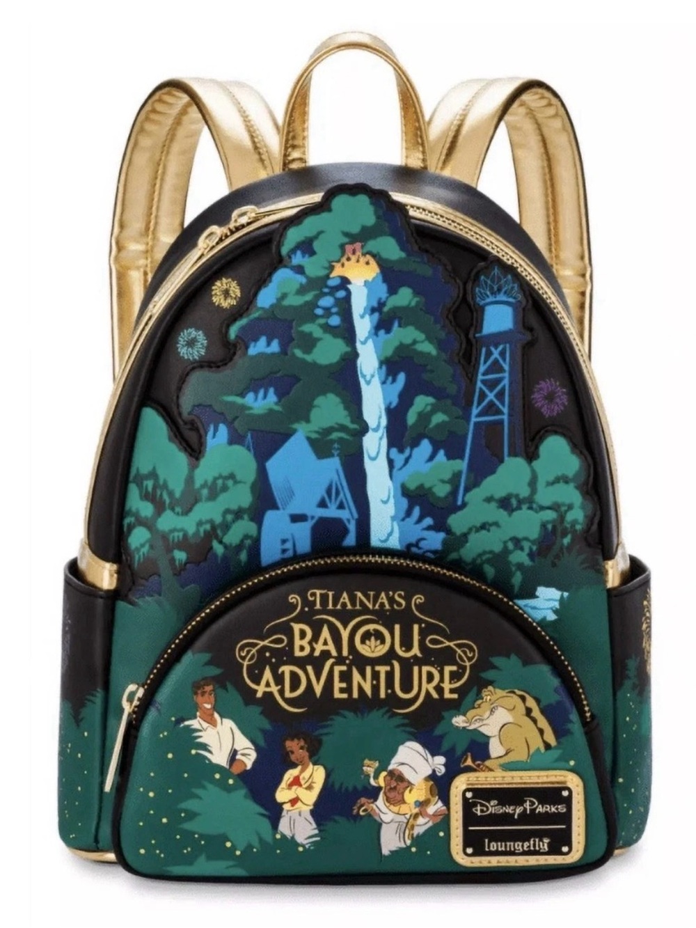 NWT Disney Parks Loungefly Tiana’s Bayou Adventure Backpack Princess & The Frog